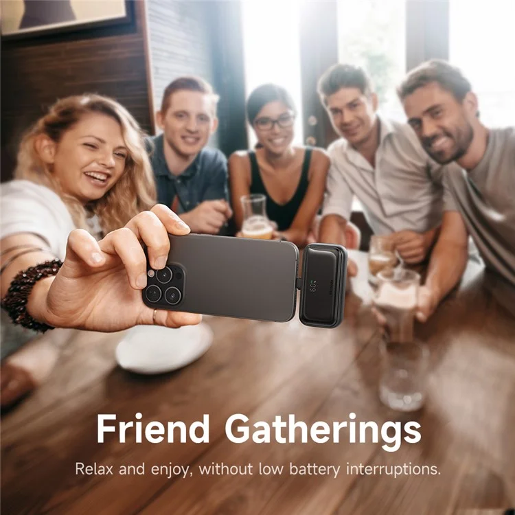 MCDODO MC-7760 MDD Freekit Series Power Bank with USB-C Plug Digital Display 5000mAh 20W Portable Phone Charger