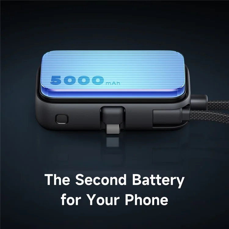 MCDODO MC-7760 MDD Freekit Series Power Bank with USB-C Plug Digital Display 5000mAh 20W Portable Phone Charger