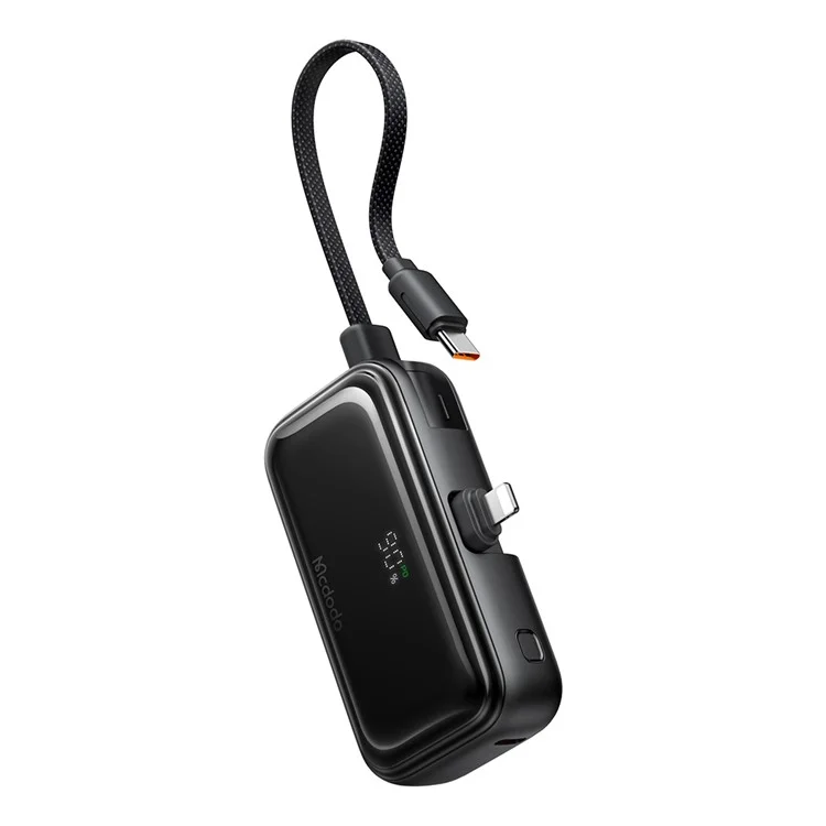 MCDODO MC-7800 MDD Freekit Series Power Bank with iP Plug Digital Display 5000mAh 20W Portable Phone Charger
