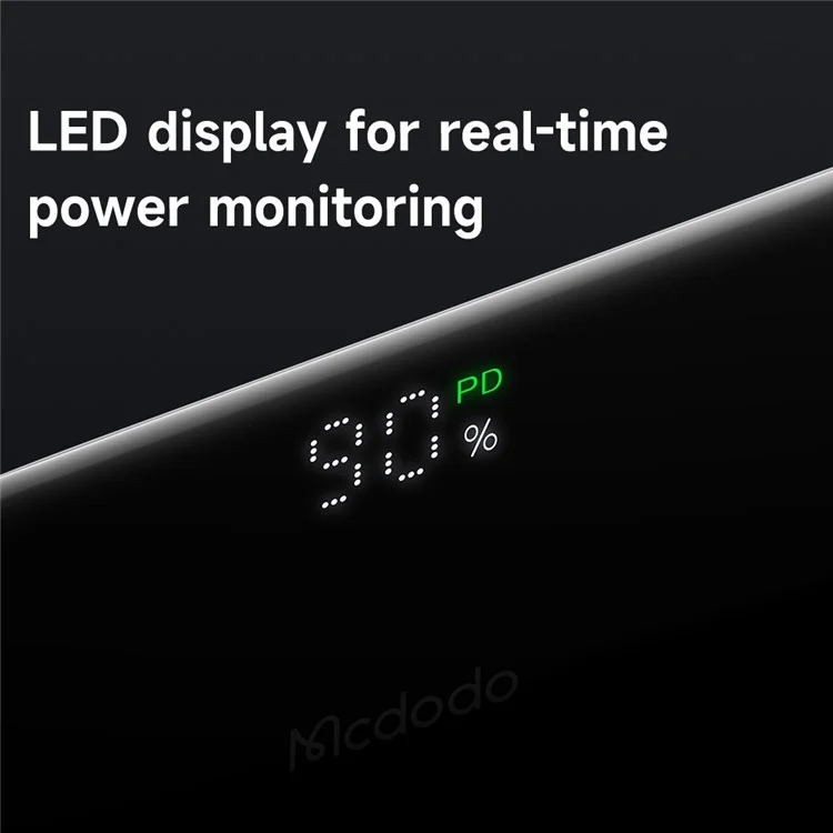 MCDODO MC-7800 MDD Freekit Series Power Bank with iP Plug Digital Display 5000mAh 20W Portable Phone Charger