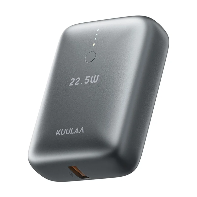 KUULAA KL-J08 Smartphones Powerbank 10000mAh PD 22,5W Schnellladegerät - Grau