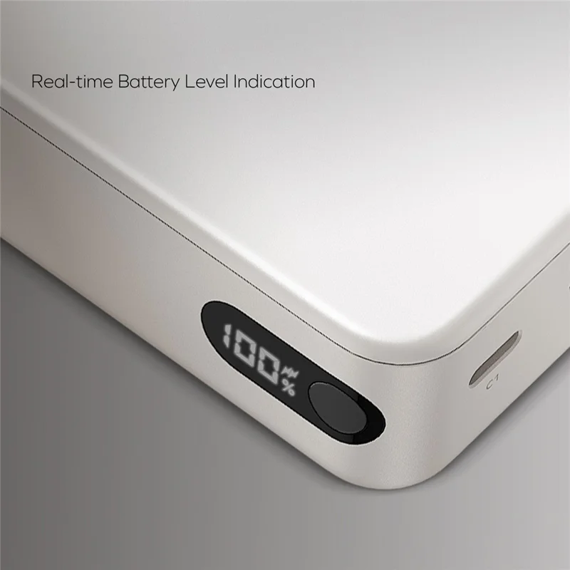 MOMAX 1-Power Vital Batterie Externe 20000mAh PD 20W Charge Rapide 2 Type-C + 1 USB-A Chargeur de Téléphone - Blanc