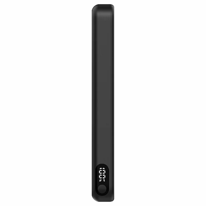 MOMAX 1-Power Vital 10000mAh Power Bank 20W PD Fast Charging 2 USB-C + 1 USB-A LED Display Phone Charger - Black