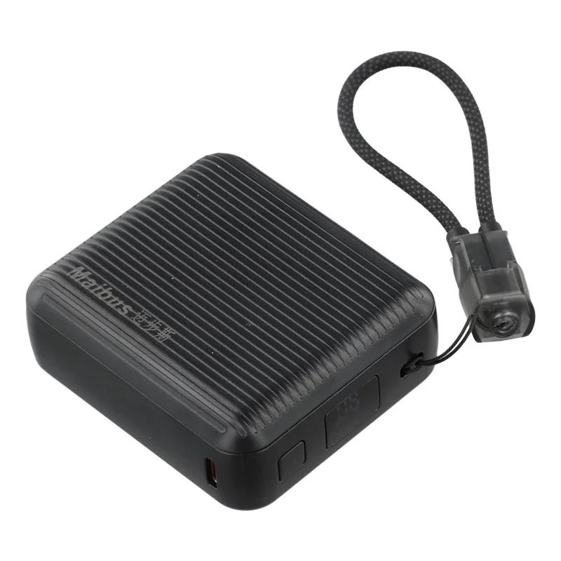 MAIBUS Power Bank 10000mAh per iPhone 15 / 16 Smartphone 22,5W Caricabatterie Portatile USB-C PD Ricarica Rapida - Nero