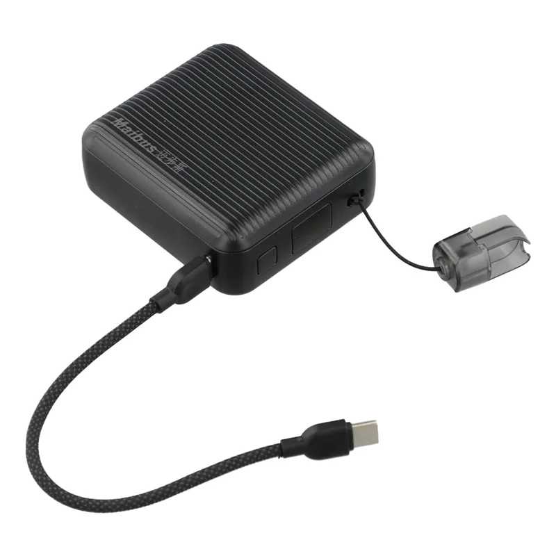 MAIBUS Power Bank 10000mAh per iPhone 15 / 16 Smartphone 22,5W Caricabatterie Portatile USB-C PD Ricarica Rapida - Nero