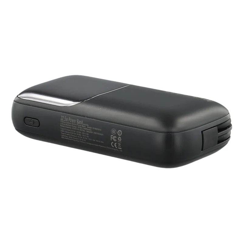 MAIBUS 10000mAh Power Bank 22,5W Caricabatterie Portatile Veloce con Ingresso/Uscita USB C per Smartphone e Tablet - Nero