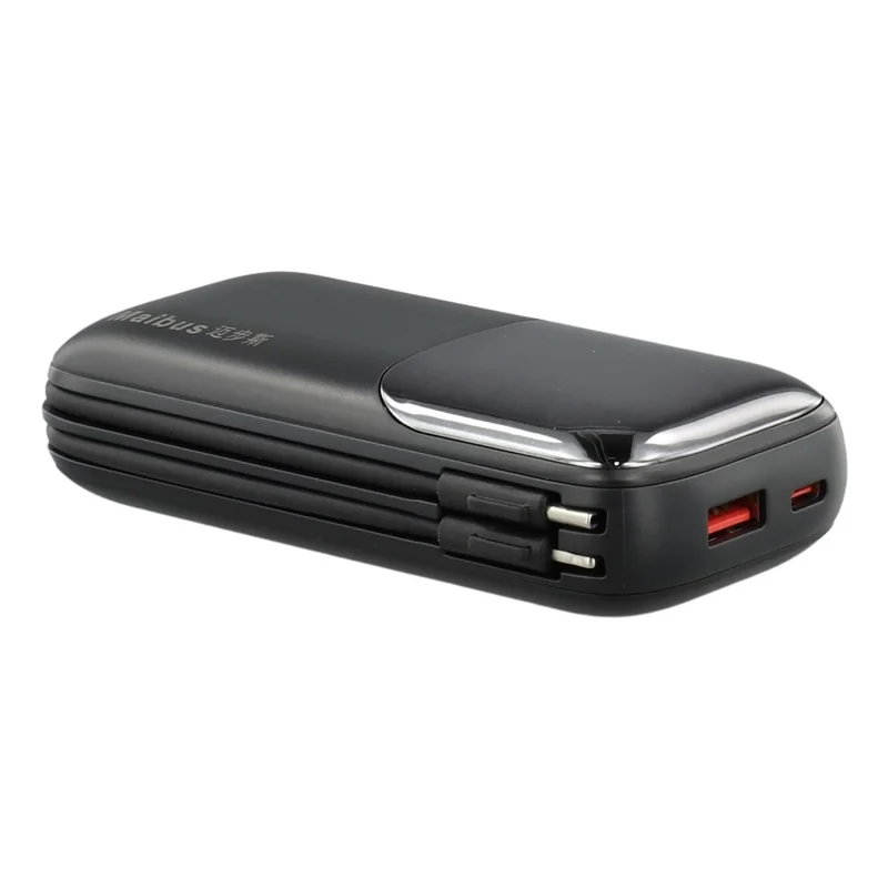 MAIBUS 10000mAh Power Bank 22,5W Caricabatterie Portatile Veloce con Ingresso/Uscita USB C per Smartphone e Tablet - Nero