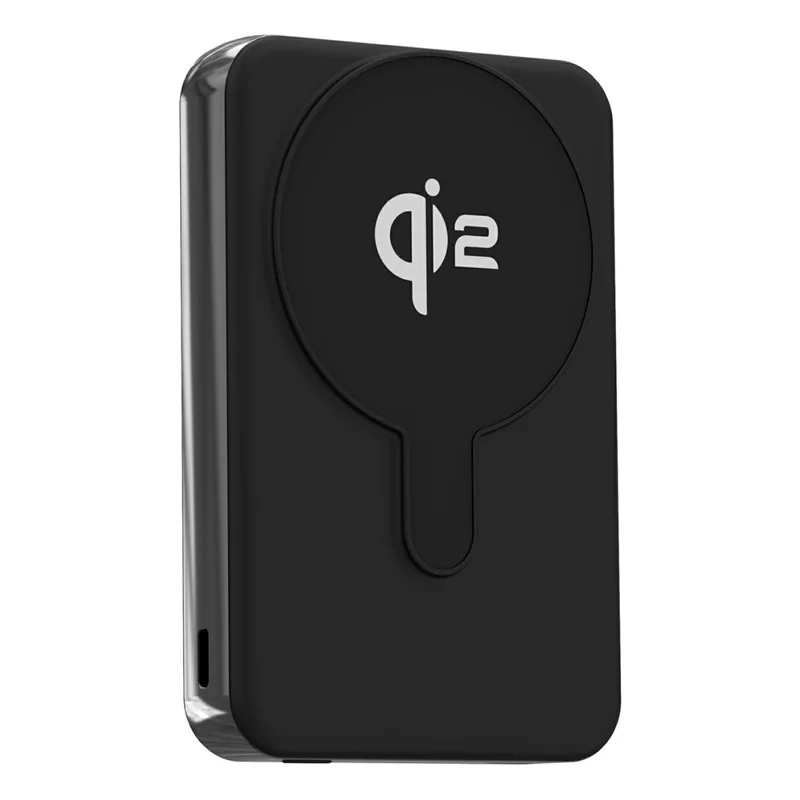 Banco de energía portátil M01A de 10000 mAh, carga rápida de 35 W con PD, carga inalámbrica magnética de 15 W con QI2, color negro