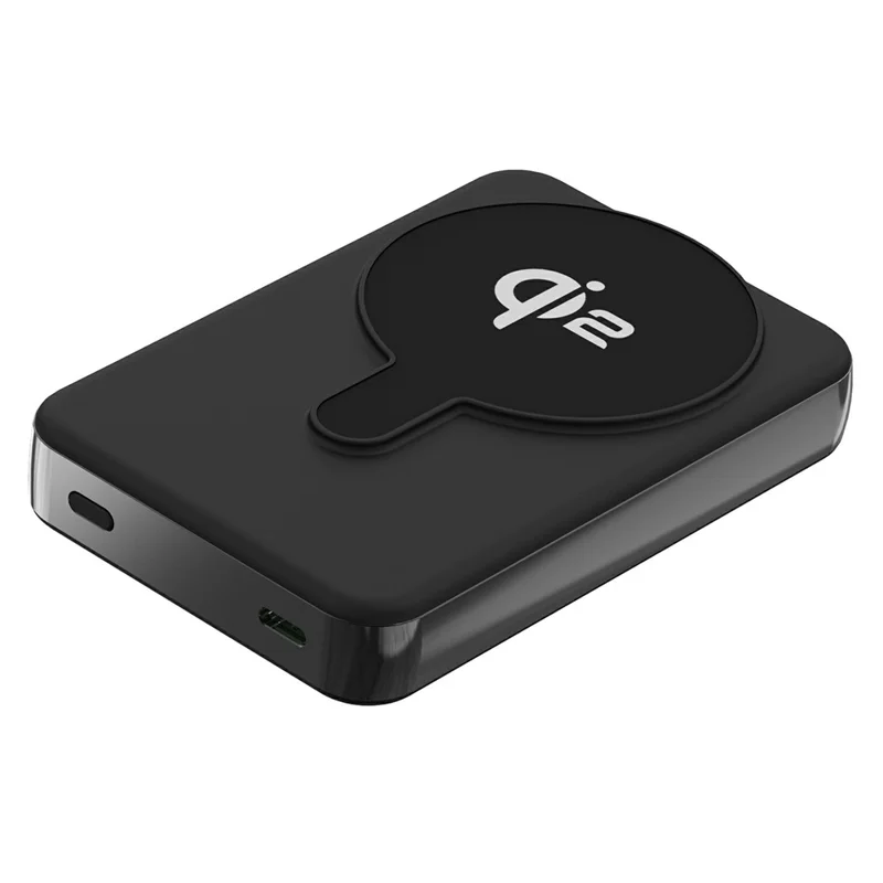 Banco de energía portátil M01A de 10000 mAh, carga rápida de 35 W con PD, carga inalámbrica magnética de 15 W con QI2, color negro