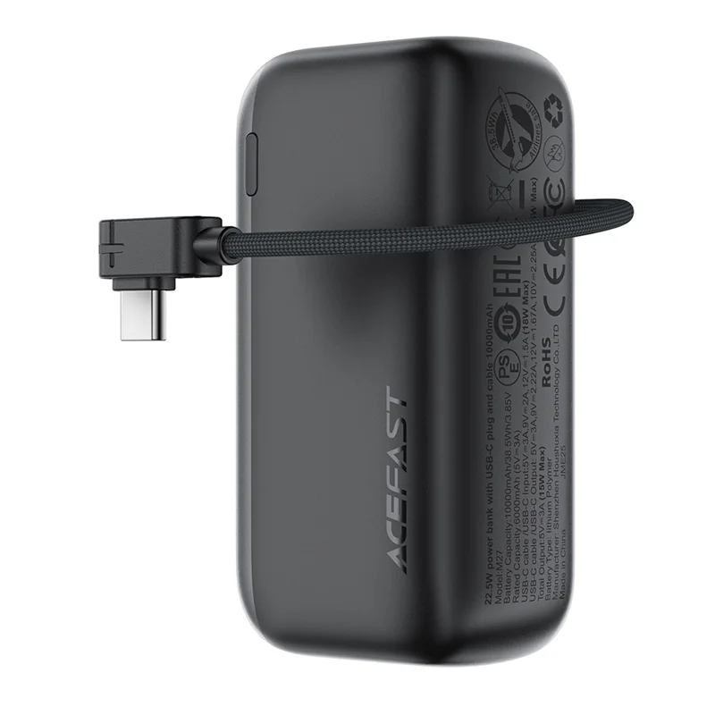ACEFAST M27-10000 22,5W Schnellladegerät Powerbank mit USB-C-Kabel