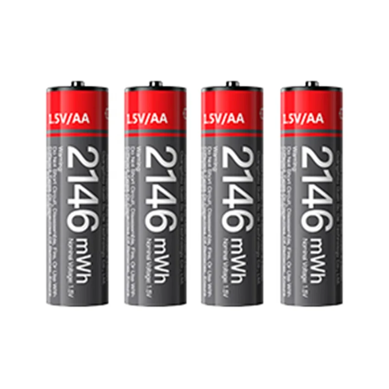 YESIDO YP88 4Pcs 580mAh AA Batteries for Electronics Toys Type C Rechargeable Lithium Battery