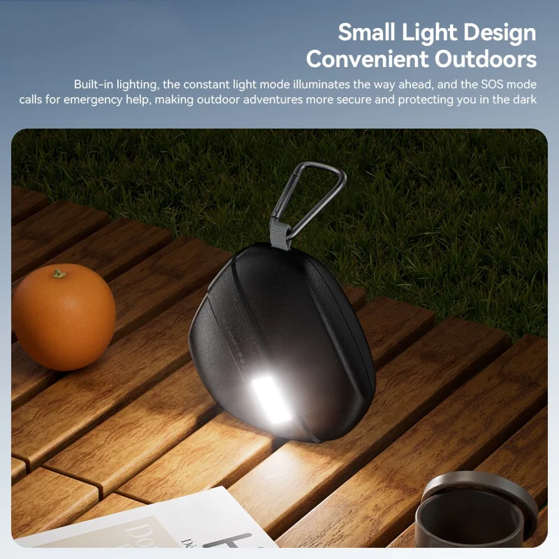 ESSAGER 10000mAh 22.5W Fast Charging Power Bank Portable Phone External Battery with Retractable Cable - Black