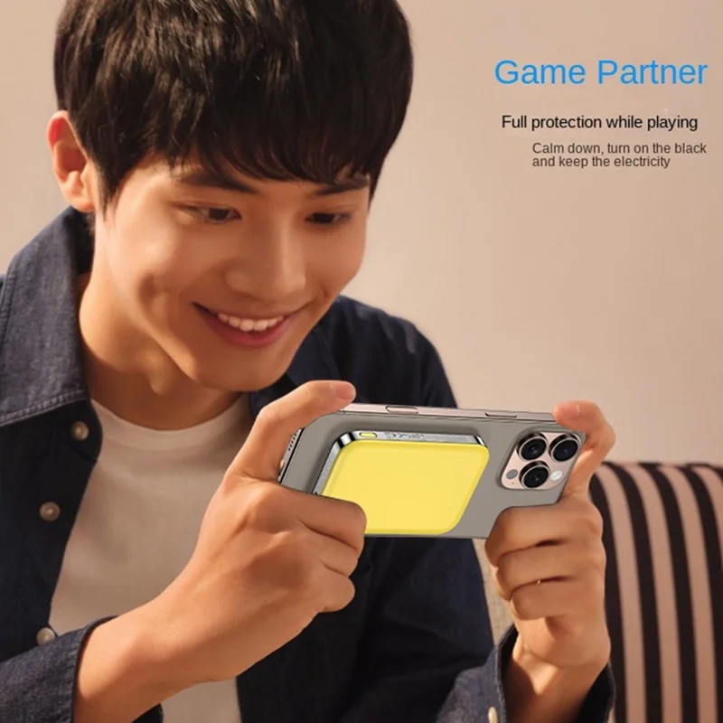 Banco de Energía Magnético X1 de 5000mAh, Carga Inalámbrica Qi2 de 15W, Carga Cableada de 20W, Cargador Portátil - Azul