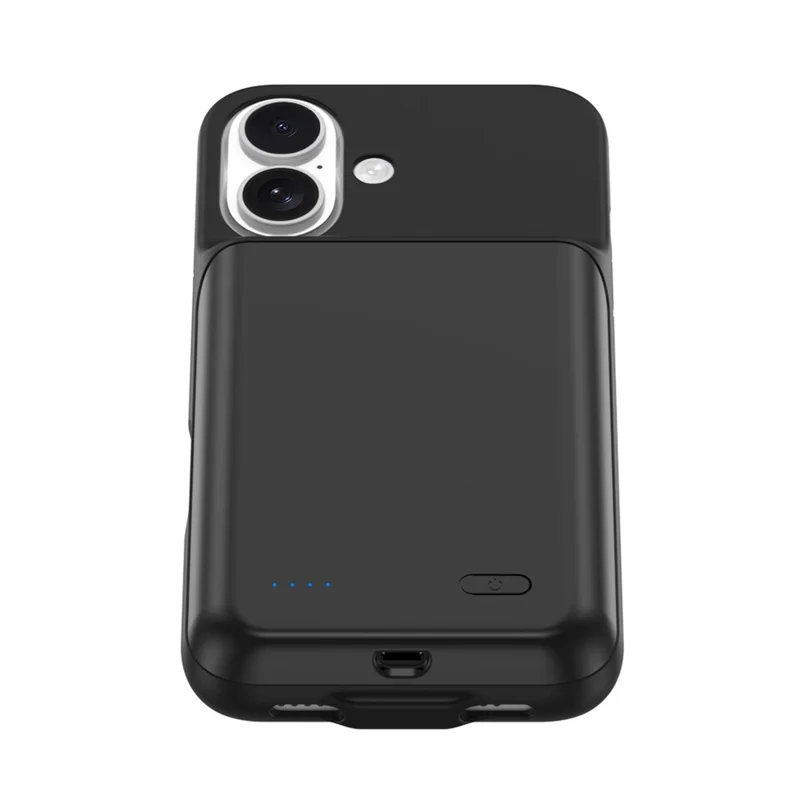 Serie Y per iPhone 17 Caricabatterie wireless Powerbank 7000mAh Custodia con batteria Caricatore portatile Custodia protettiva - Nero