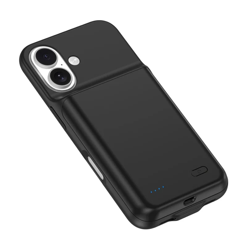 Serie Y per iPhone 17 Caricabatterie wireless Powerbank 7000mAh Custodia con batteria Caricatore portatile Custodia protettiva - Nero
