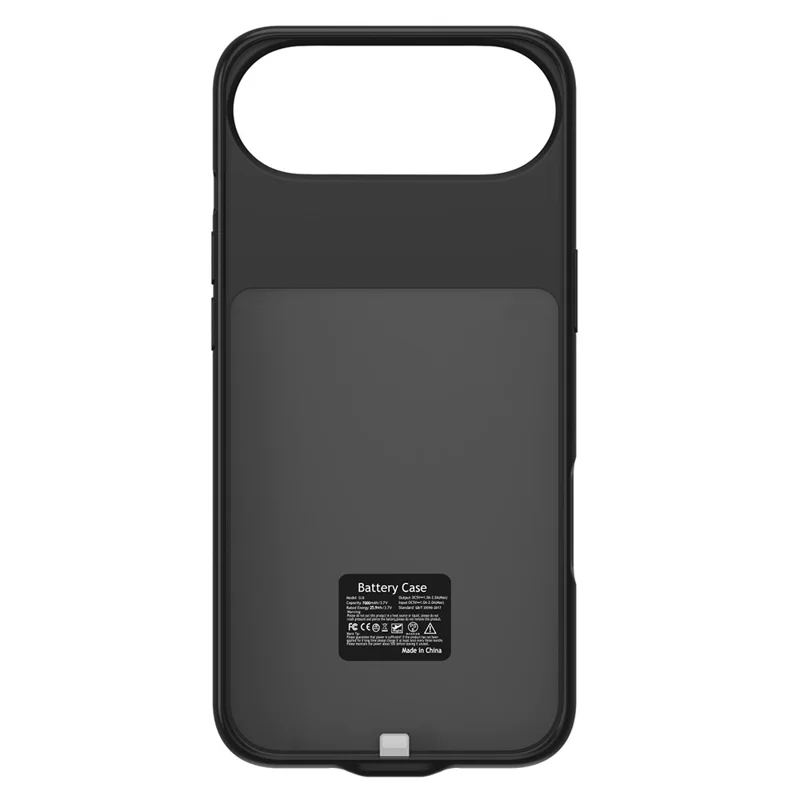 Y Series For iPhone 17 Air Battery Case 7000mAh Wireless Charging Power Bank Phone Backup Battery Pack - Black