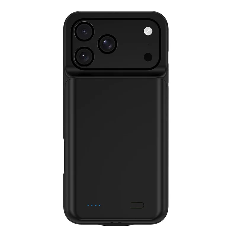 Y-Serie für iPhone 17 Pro Kabelloses Ladehülle 7000mAh Powerbank Handy Zusatzbatterie - Schwarz