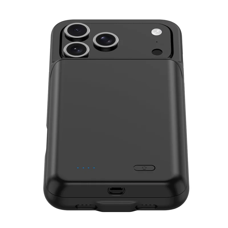 Y-Serie für iPhone 17 Pro Kabelloses Ladehülle 7000mAh Powerbank Handy Zusatzbatterie - Schwarz