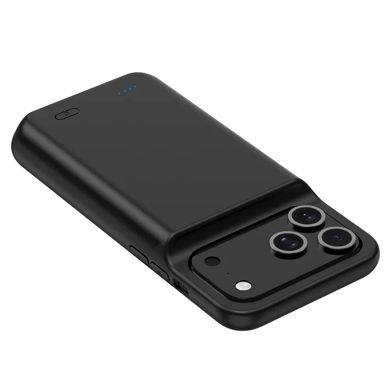 Y-Serie für iPhone 17 Pro Kabelloses Ladehülle 7000mAh Powerbank Handy Zusatzbatterie - Schwarz