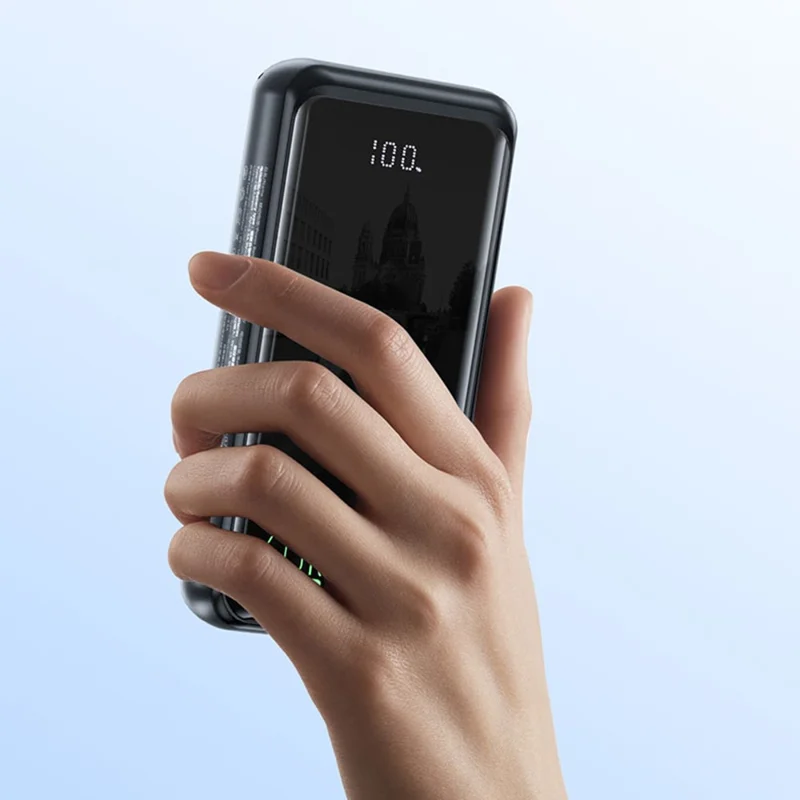 TRANYOO T-K17 20000mAh Portable Charger Fast Charging Power Bank Built-in Type-C + iP Cables