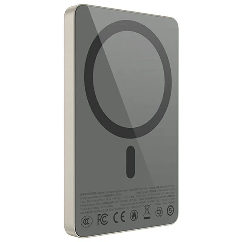 RECCI RPB-W35 15W Magnetic Wireless Charger PD20W Fast Charging 5000mAh Power Bank