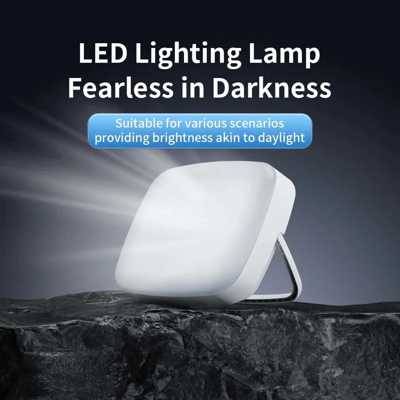 TRANYOO T-F15 10000mAh Power Bank Dual USB Output Portable Charger with 3W LED Light