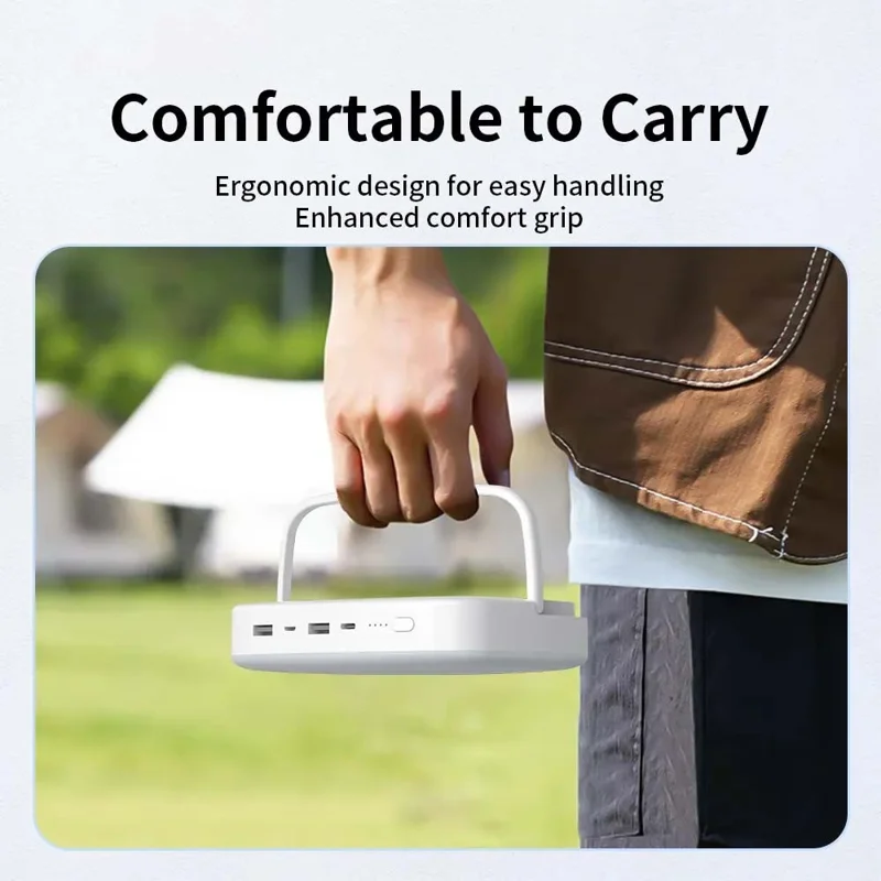 TRANYOO T-F15 10000mAh Power Bank Dual USB Output Portable Charger with 3W LED Light