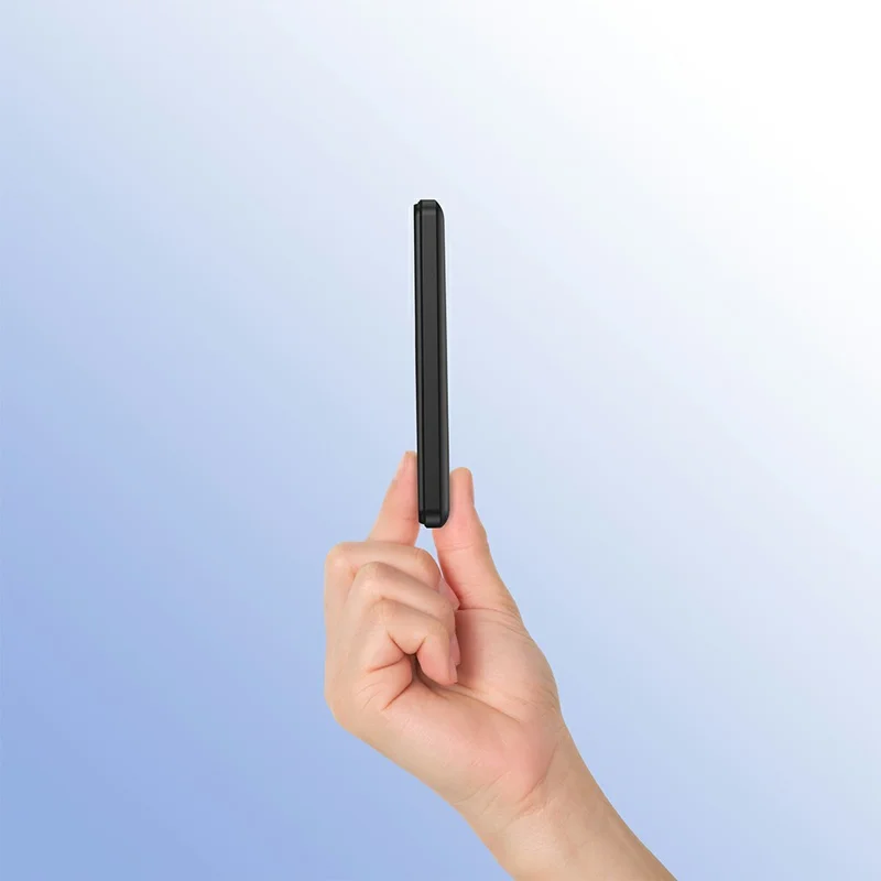 YF-P30 50000mAh باور بانك مغناطيسي بشحن لاسلكي 15 واط + شاحن سريع PD 30 واط - أسود