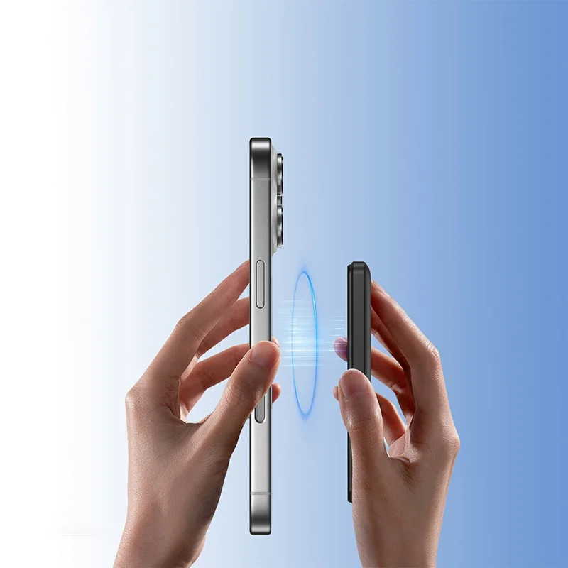 YF-P30 50000mAh باور بانك مغناطيسي بشحن لاسلكي 15 واط + شاحن سريع PD 30 واط - أسود