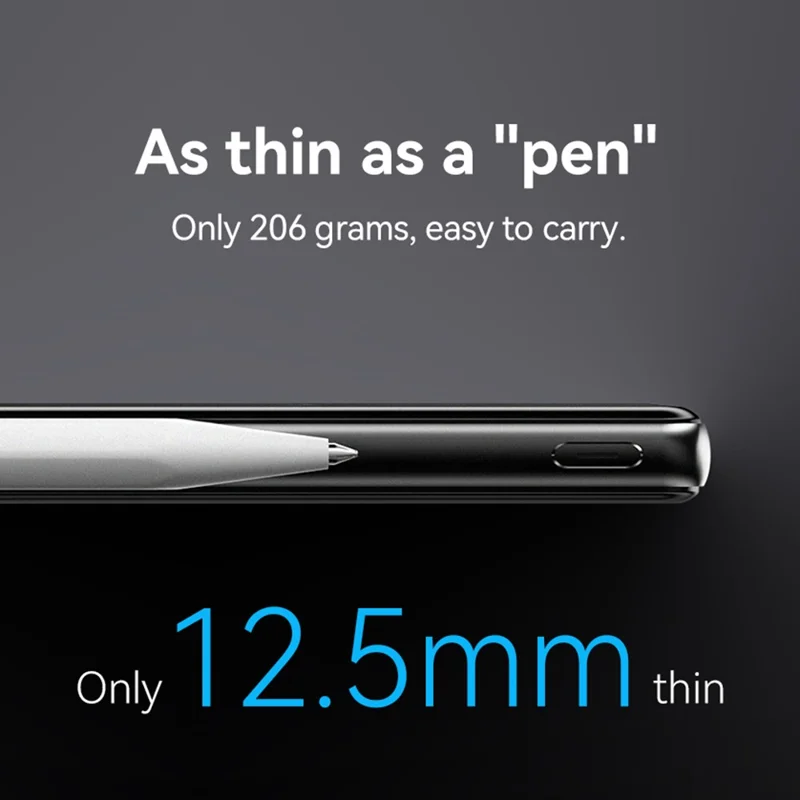 KUULAA KL-YD89 10000mAh Magnetic Portable Charger 15W Max Wireless Power Bank with Digital Display