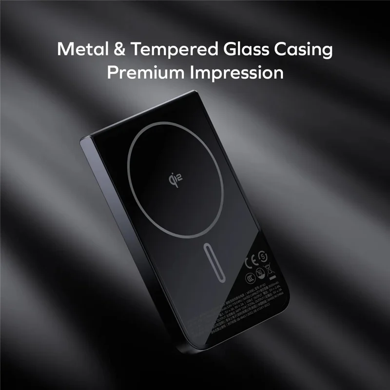 MOMAX 1-Power S.Pass 5000mAh Qi2 Magnetic Wireless Battery Pack Power Bank Portable Phone Charger - Orange