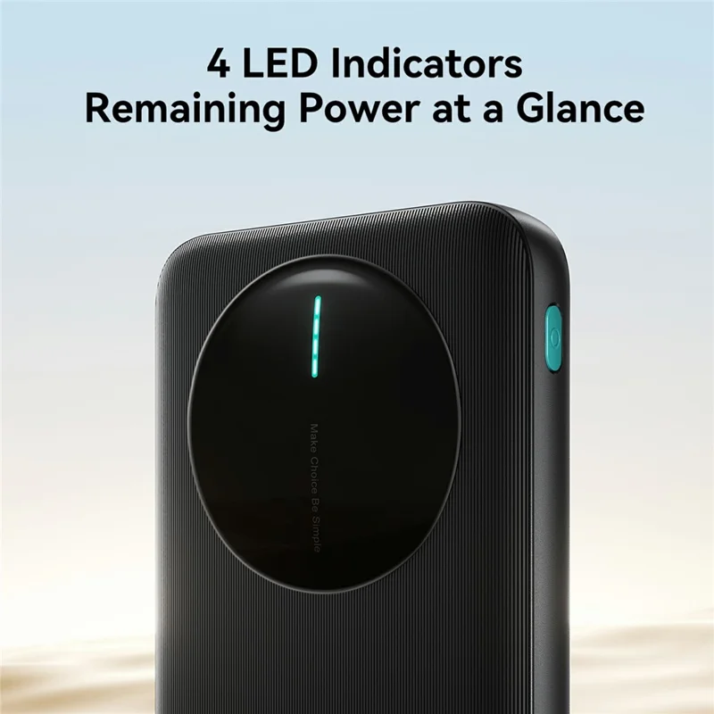 JOYROOM JR-PBF12 Pro 10000mAh Power Bank 22.5W Fast Charging Portable Charger Safety Protection with 3 Output Ports - Black