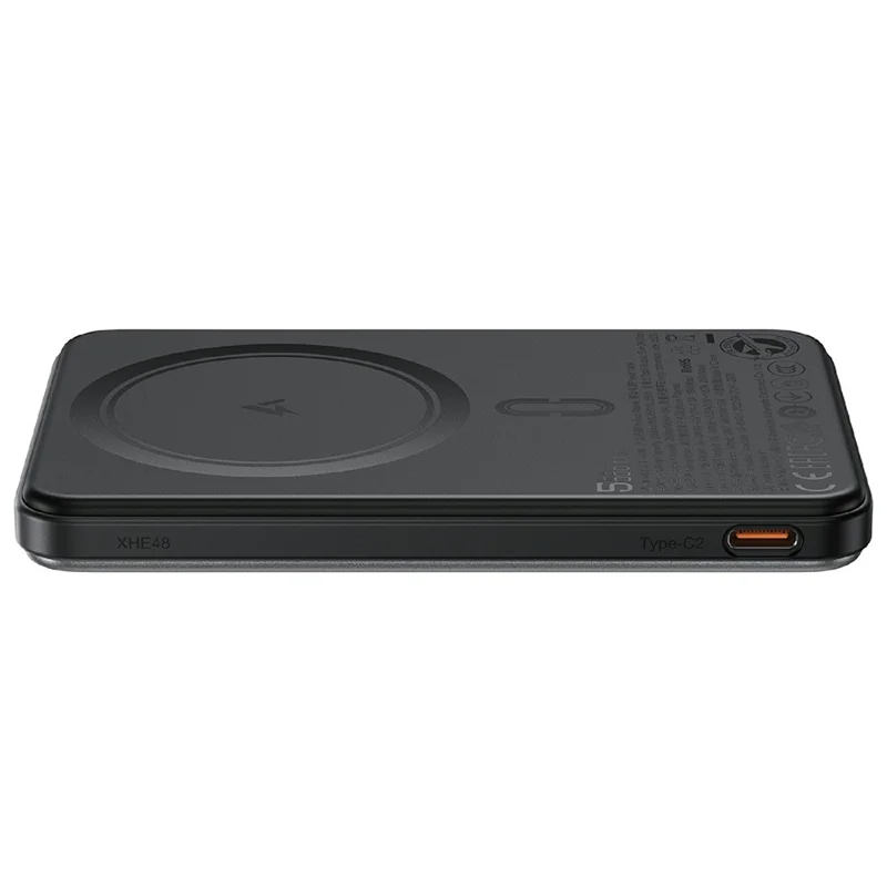 ACEFAST M30-5000 Magnetic Power Bank 5000mAh PD 20W Fast Charging Phone Charger with Cable - Black