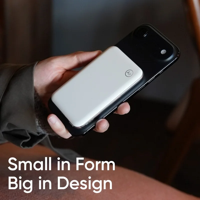 MCDODO MC-293 Meta Air 5000 мА·ч магнитное беспроводное портативное зарядное устройство, 20 Вт, USB-C, быстрая зарядка, белый цвет