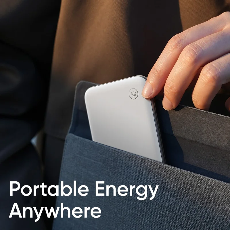 MCDODO MC-293 Meta Air 5000 мА·ч магнитное беспроводное портативное зарядное устройство, 20 Вт, USB-C, быстрая зарядка, белый цвет