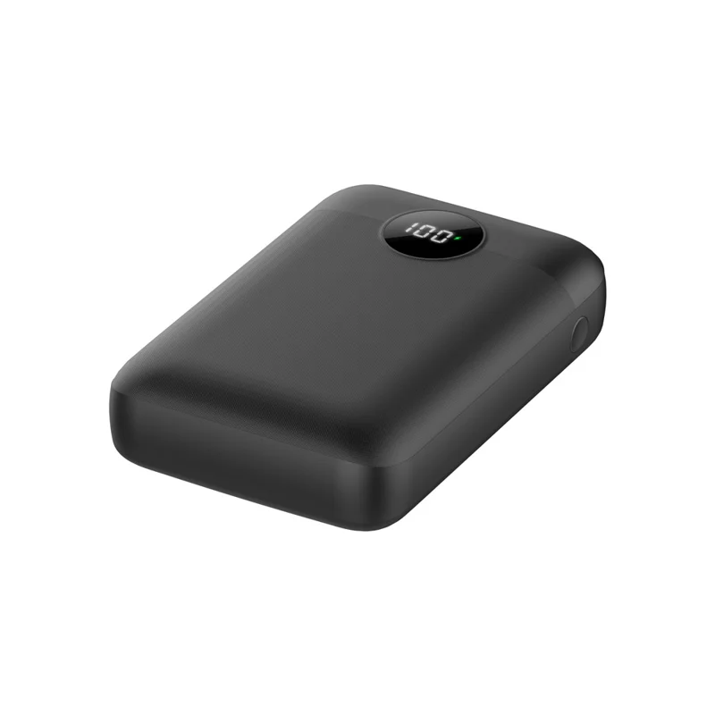 C1020 Digital Display Power Bank 10000mAh 22,5W Fast Charging Tragbares Ladegerät - Schwarz