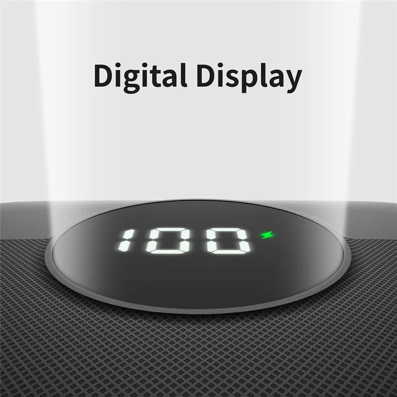 C1020 Digital Display Power Bank 10000mAh 22,5W Fast Charging Tragbares Ladegerät - Schwarz