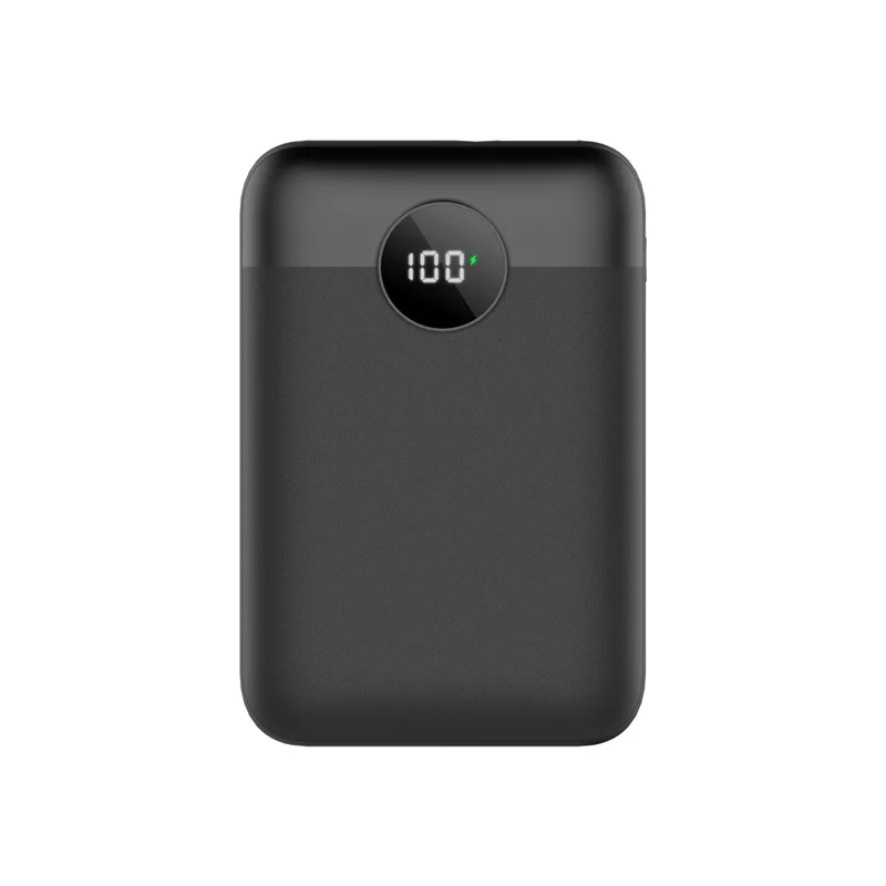 C1020 Digital Display Power Bank 10000mAh 22,5W Fast Charging Tragbares Ladegerät - Schwarz