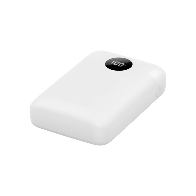 C1020 Digital Display Power Bank 10000mAh 22.5W Fast Charging Portable Charger - White