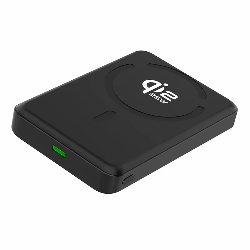 A20B Ultra Thin 10000mAh Qi2.2 Magnetic Power Bank 25W Wireless 35W Type-C Charging - Black