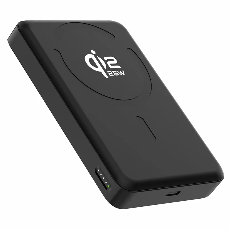 A20B Ultra Thin 10000mAh Qi2.2 Magnetic Power Bank 25W Wireless 35W Type-C Charging - Black