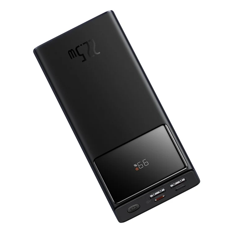 BASEUS Star-Lord Digital Display Fast Charge Power Bank 30000mAh 22.5W (mit Ladekabel USB zu Typ-C 3A 0,3 m) - Schwarz