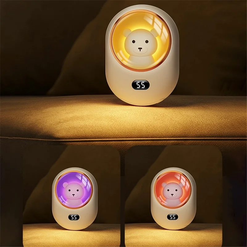 K16 Space Capsule Hand Warmer Cute Mini Heater Power Bank 2-in-1 Portable Charger Hand Warmer for Winter - Red