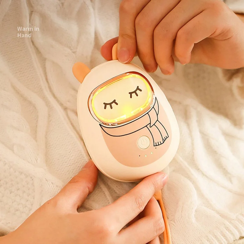 FC-6507 Night Light Hand Warmer Bluetooth-compatible Remote Control TikTok Wireless Scrolling Control Page Turner - Pink