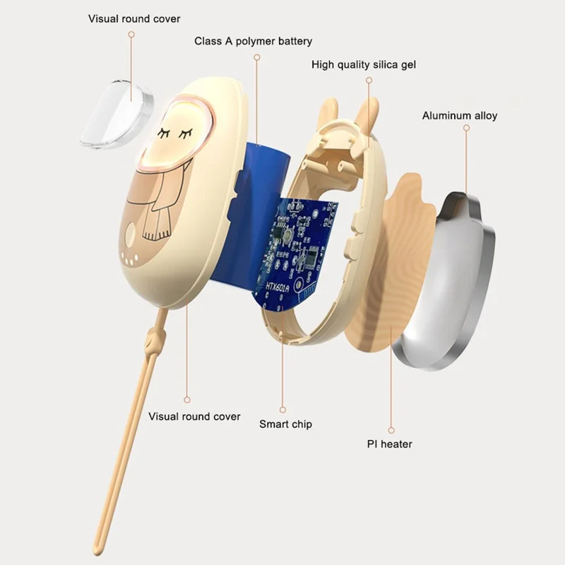 FC-6507 Night Light Hand Warmer Bluetooth-compatible Remote Control TikTok Wireless Scrolling Control Page Turner - Green