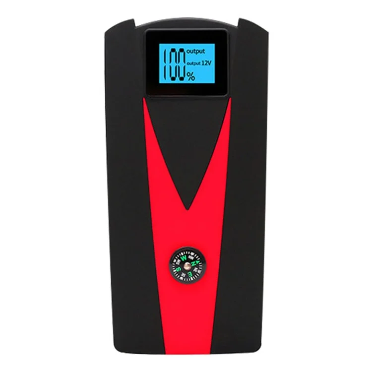SAGORUSH K08 Car Emergency Starter Power Outdoor 12000mah Power Bank Tragbares Telefonladegerät Mit Kompass, LED Light