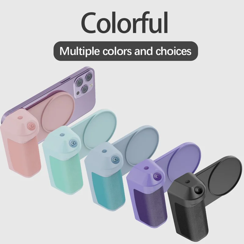 H22 Magnetic Power Bank Wireless Portable Charger 5000mAh External Battery Pack Support Bluetooth-compatible Shutter Photography Studio Selfie - Purple