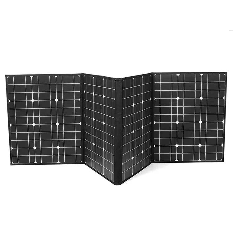 150W Cargo Rápido Kit de Panel Solar Plegable Camping al Aire Libre Módulo Monocristalino Portátil Portátil Cargador Solar Cargador