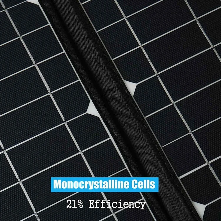 Kit de Painel Solar Portátil de Carregamento Rápido de 150W para Acampamento ao Ar Livre Módulo Fotovoltaico Monocristalino