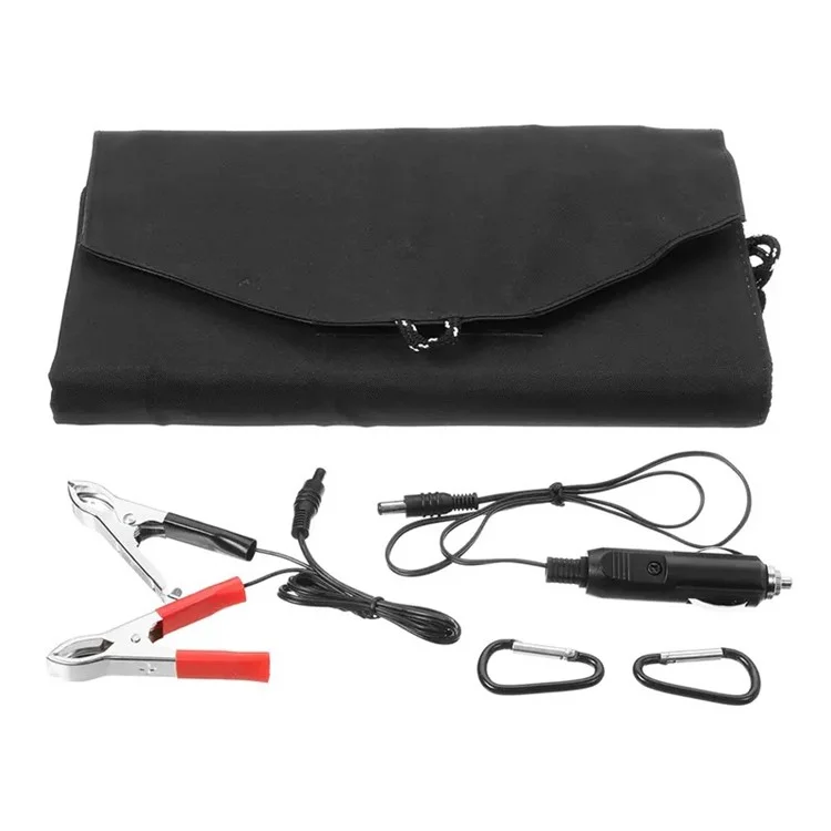 Panneau solaire monocristallin de 50 W Chargeur solaire portable et pliable pour téléphone mobile Banque d'alimentation pour le camping et la randonnée